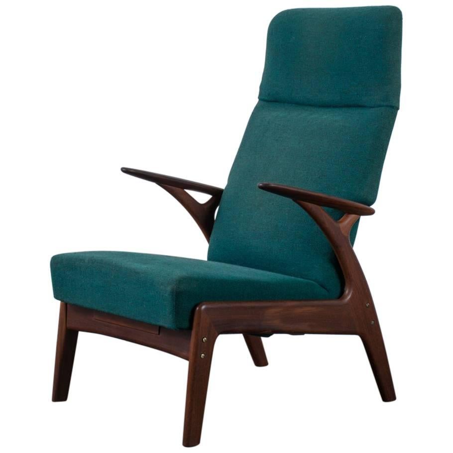 Christian Sorensen Teak Recliner, Denmark, 1960s 