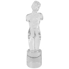 sculpture en verre de Murano "Venus De Milo" de Loredano Rosin pour Seguso