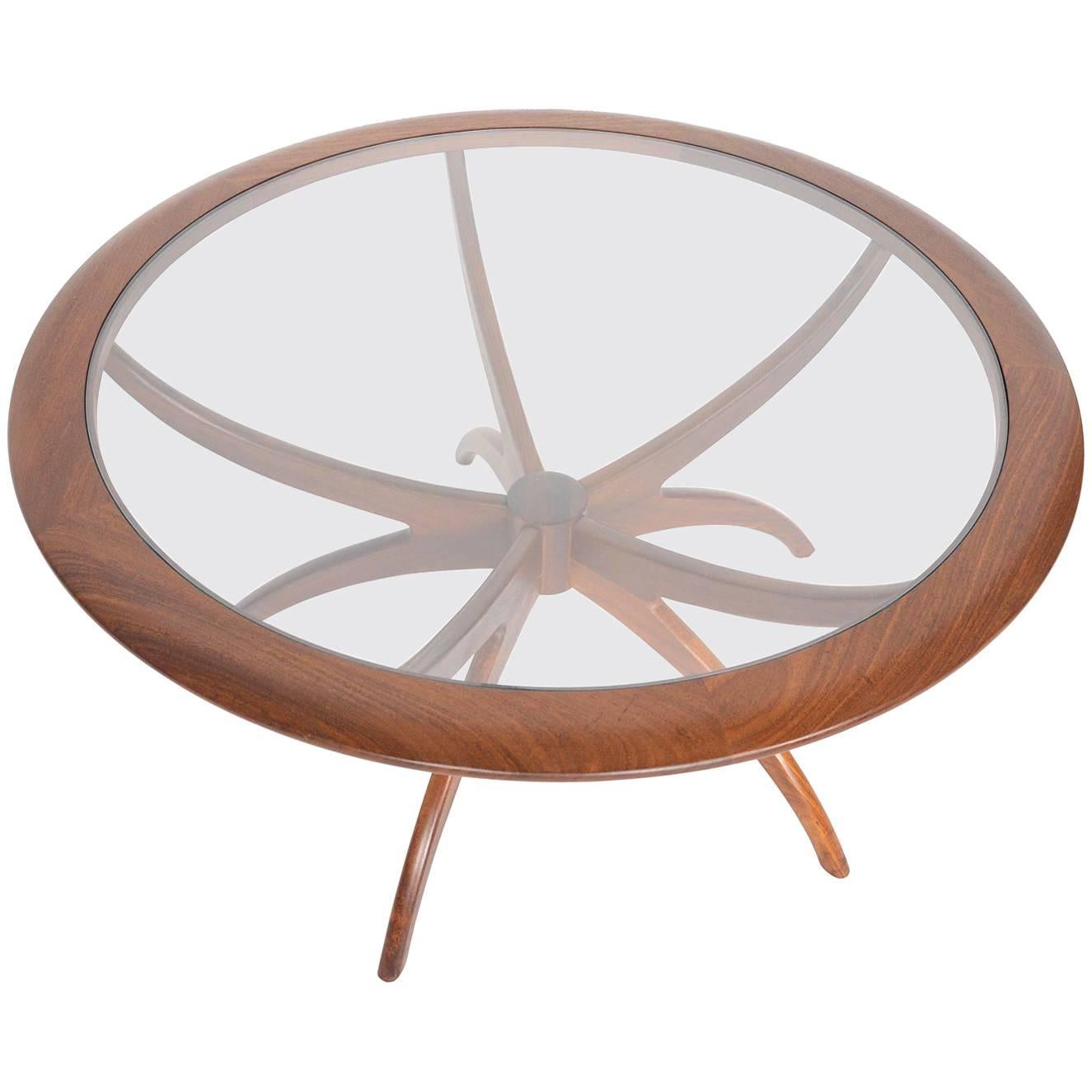 G Plan Mid-Century Modern Spider Coffee Table in Afromosia
