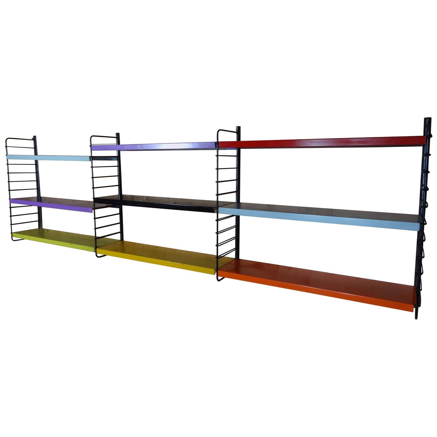 Large Vintage Retro Metal Tomado Shelving Rack For Sale at 1stDibs ...