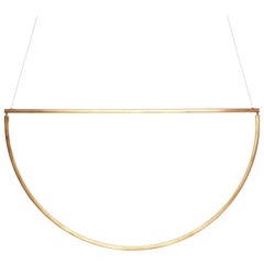 Chord Pendant in Brass - 48 in