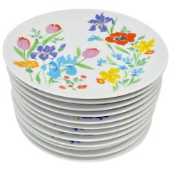 Heinrich, Germany Porcelain Serverware / Plates Set of 12 