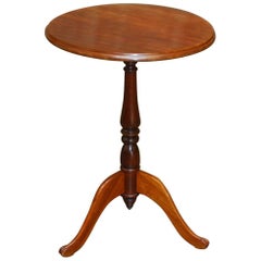 Georgian Mahogany Tilt-Top Side or Drinks Table