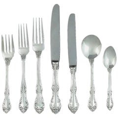 Vintage Birks Sterling Silver Flatware Set for Six