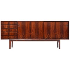 Danish Rosewood Credenza by Oddense Maskinsnedkeri, Mid-Century Modern, 1960s