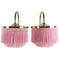 Pair of Fringe Wall Lamps V271 by Hans-Agne Jakobsson