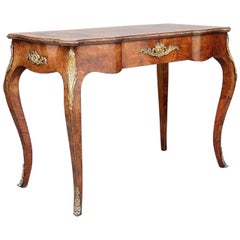 19th Century Walnut and Inlaid Writing Table