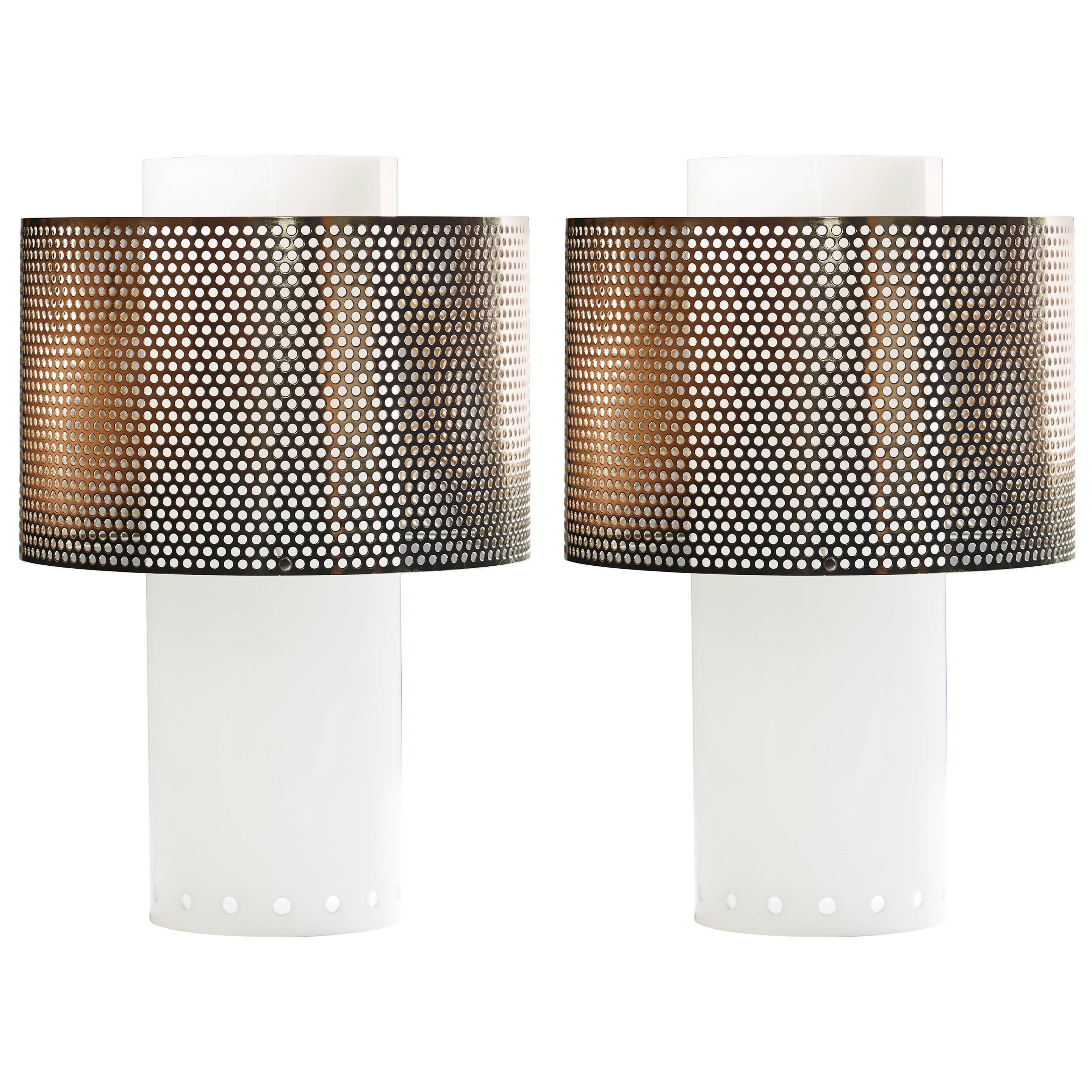 Pair of Table Lamps, Sweden, 1970s For Sale