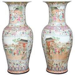 Pair of Chinese Floor Vases