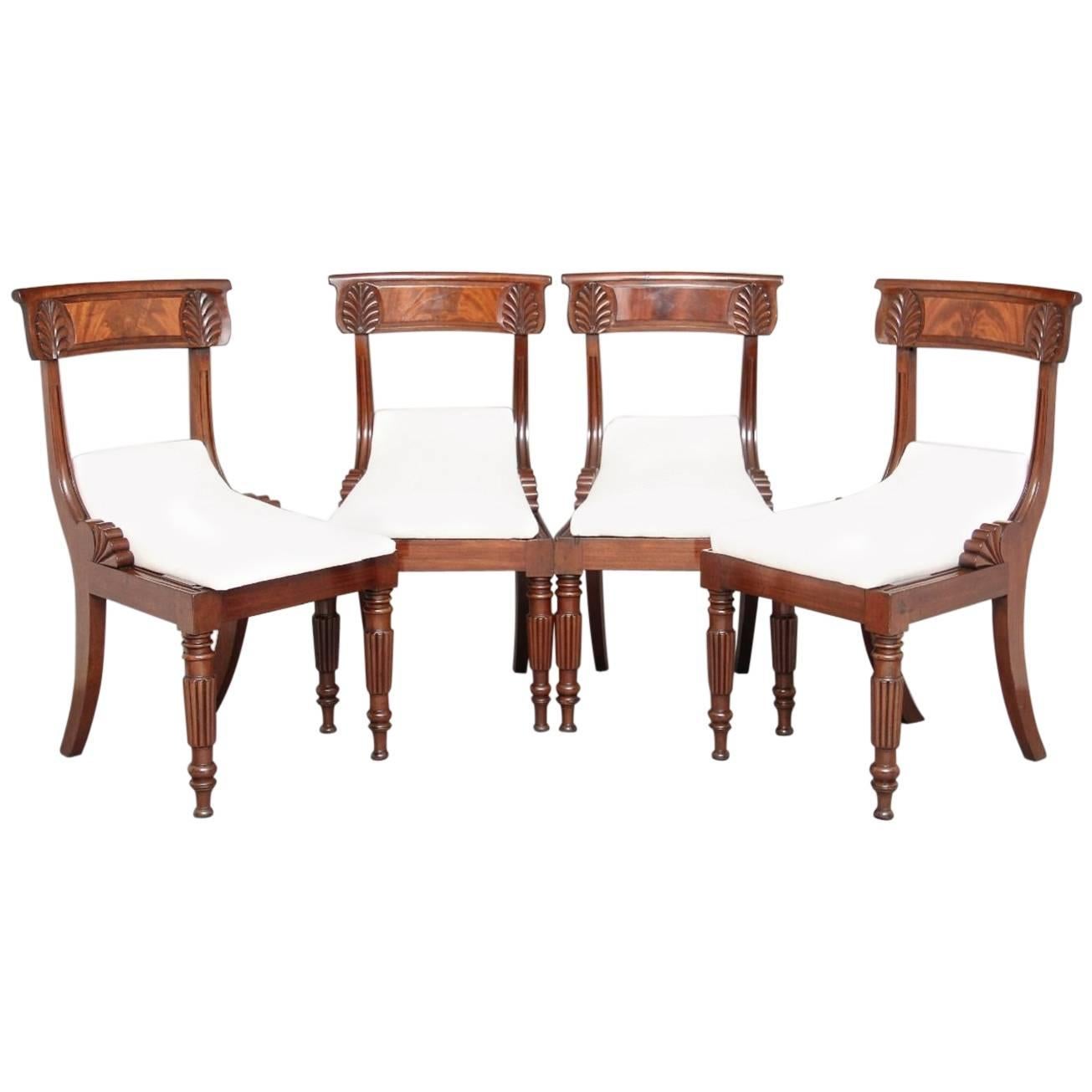 Set of Four 19th Century Dining Chairs