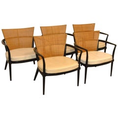 Set of Five Bert England "Forward Trend" for Johnson Furniture Midcentury Chairs