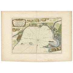 Antique Map of the Petit-Goave Region of Haiti by J.N. Bellin, 1764