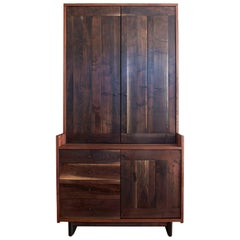 Lenox Pantry, Hutch Featuring Solid Hardwood and Brass Hardware