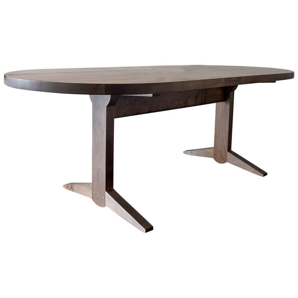 Osland Dining Table, Shaker Inspired Trestle Table For Sale