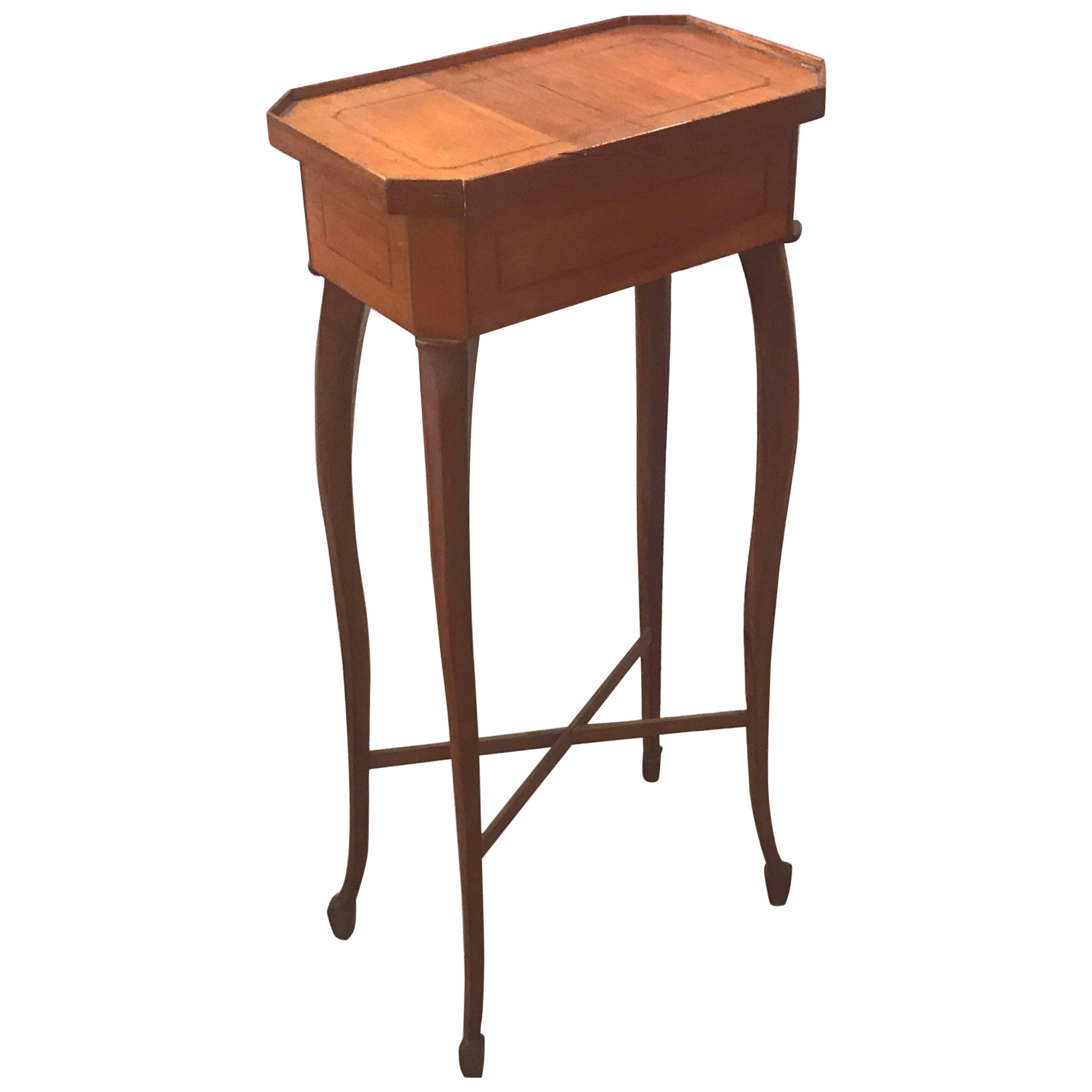 Small Biedermeier 19th Century Drinks Side Table