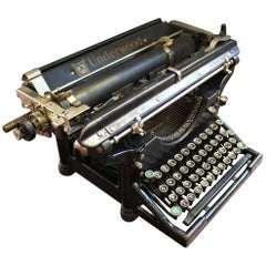Antique Early 20th Century Underwood Typewriter