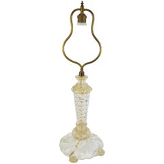 Murano Art Glass Lamp, 20th Century Design, Italy