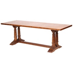 Baroque Style Oak Dining Room Table