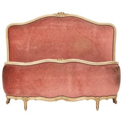 Antique Classic Corbeille Style French Bed