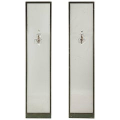 Tall Mirror with Sconce, circa 1930