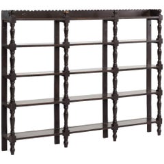 Antique Open Pine Shelving, circa 1890