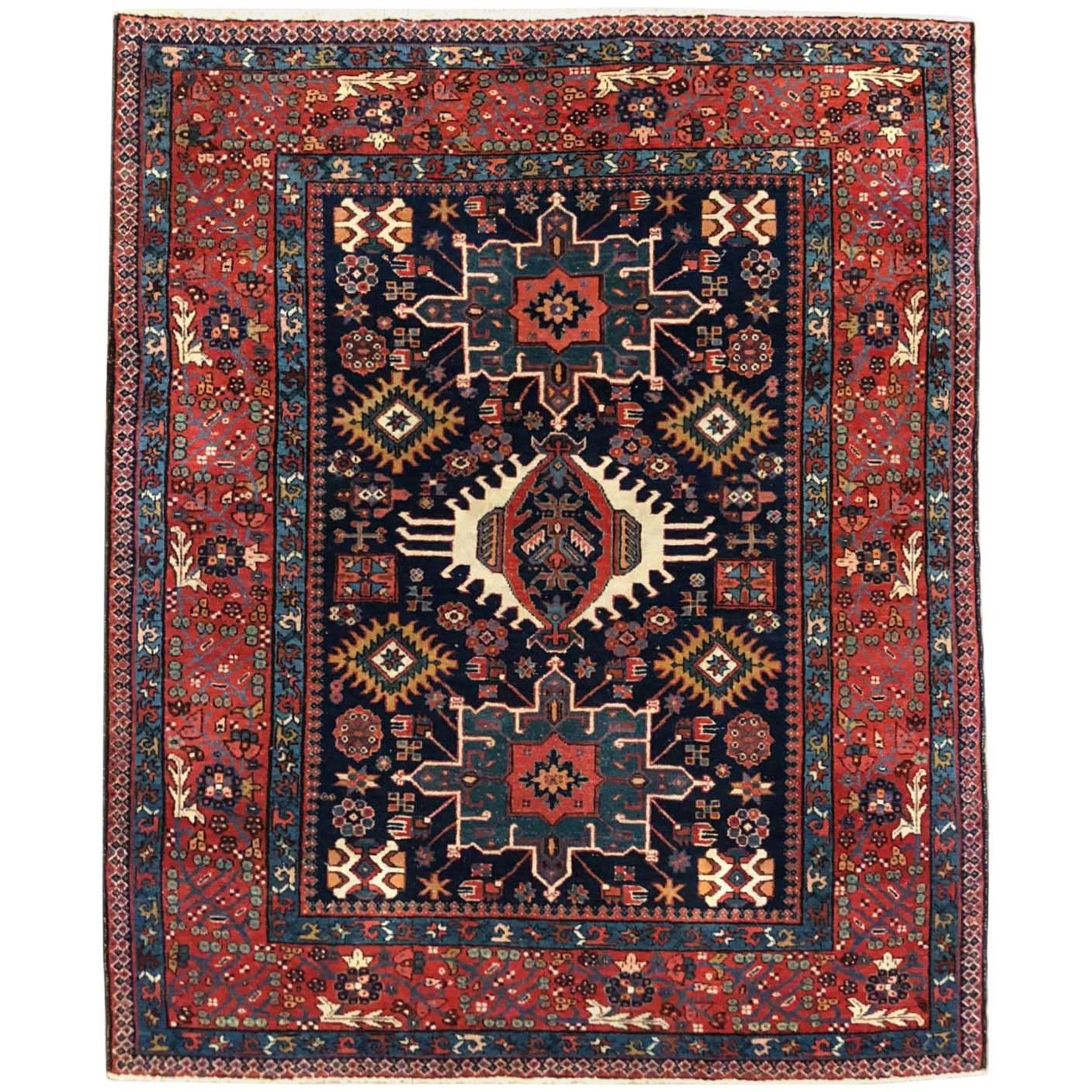Persian Antique Karadja Rug