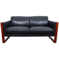 Two-Seat Leather Sofa from Walter Knoll, Germany, 1960s