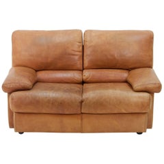 Cierre Imbottiti Butterscotch Leather Sofa