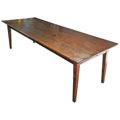 Long and Wide Chestnut Farmhouse Table