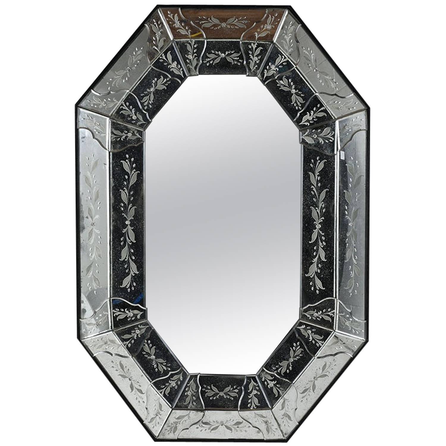 Octagonal Venetian Mirror