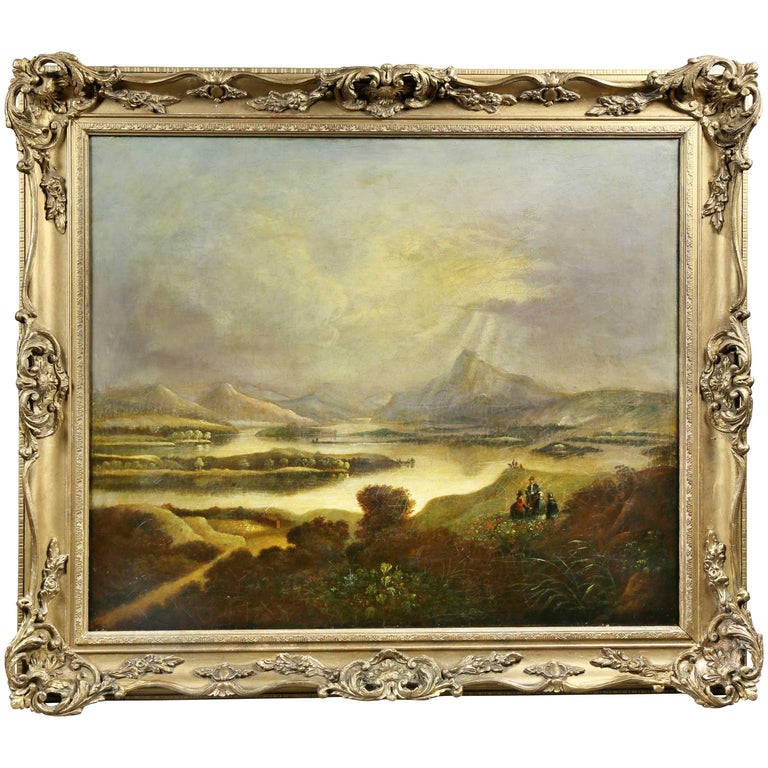 Scottish Landscape Oil on Canvas Painting For Sale at 1stDibs
