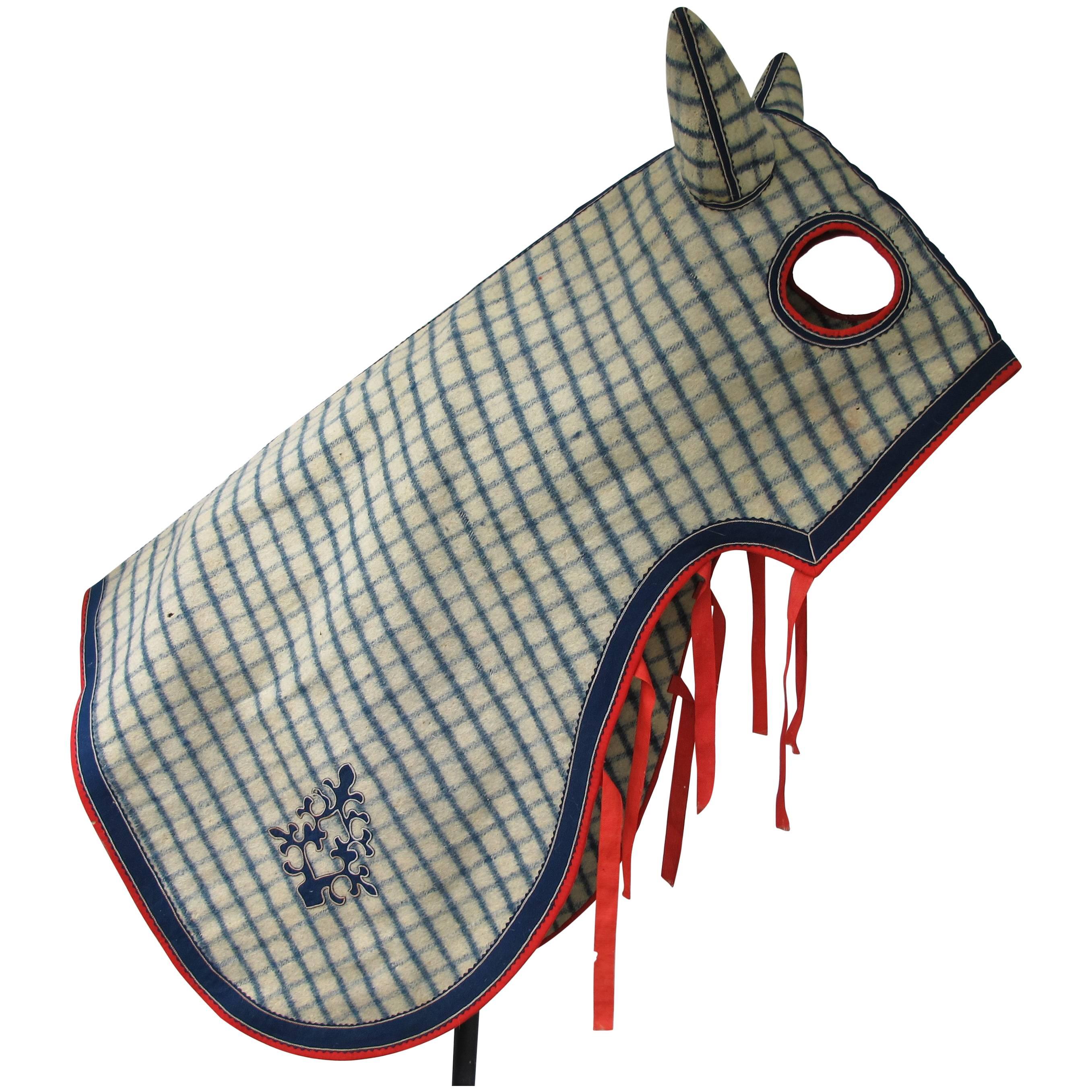 Thoroughbred Horse Masked Blanket