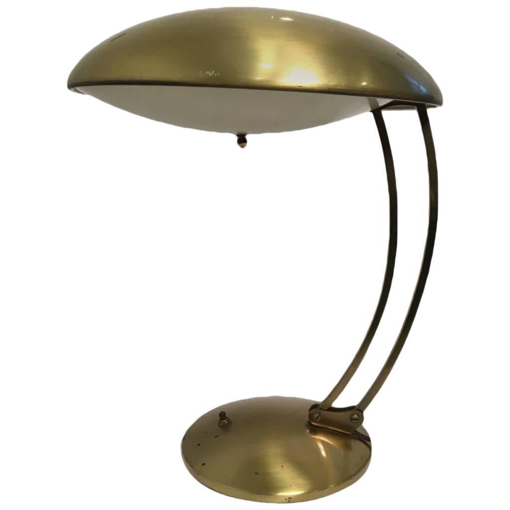 Adjustable Brass Table Lamp by Christian Dell for Kaiser Idell Bauhaus