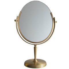 Large Brass Vanity Mirror by Charles Hollis Jones