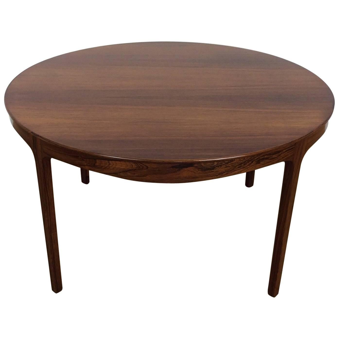 Midcentury Rosewood Table by Ole Wanschers For Sale