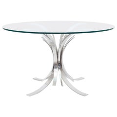 Maria Pergay Gerbe Glass Dining Table