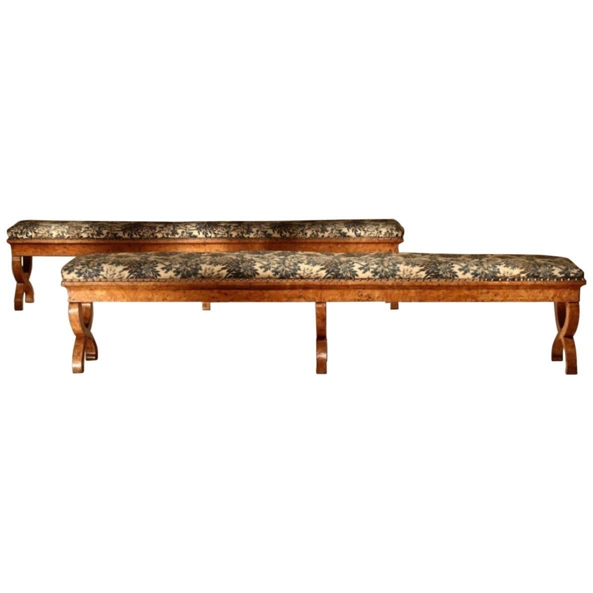 Pair of Early 19th Century Elm Benches