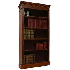 Antique Victorian Burr Walnut Bookcase