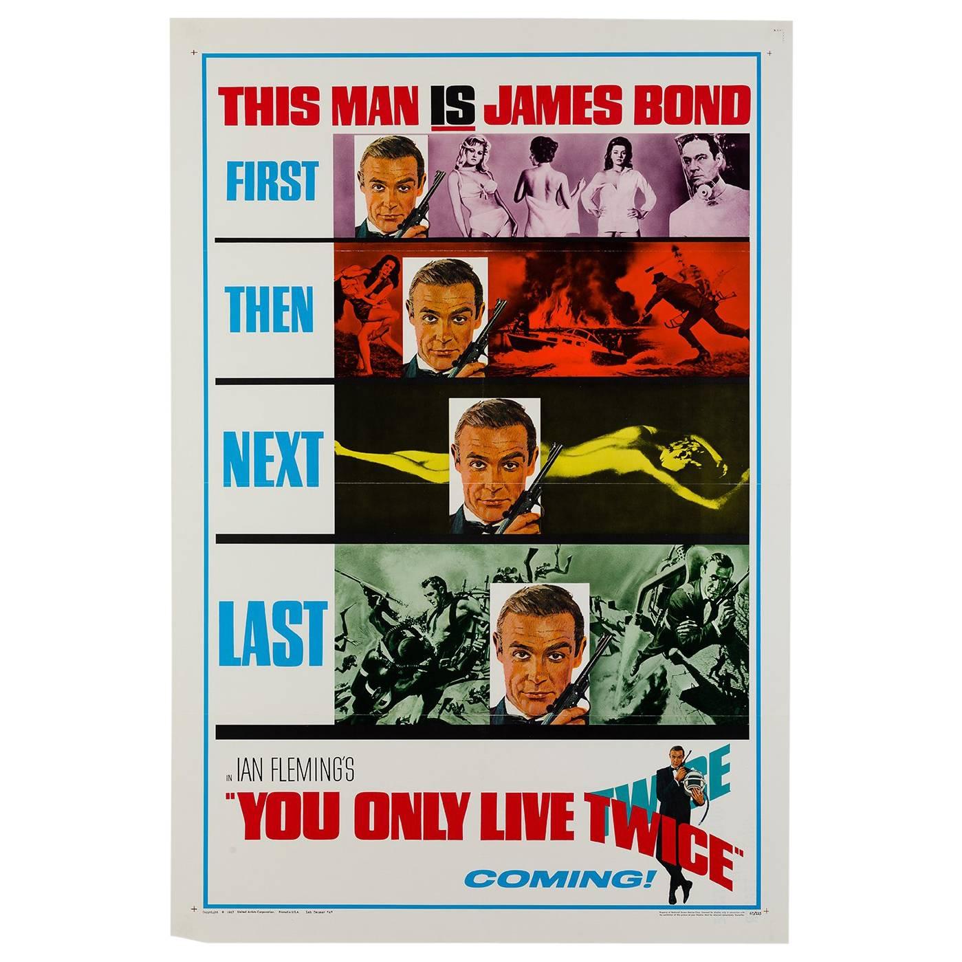 "You Only Live Twice" US Film Poster, 1967