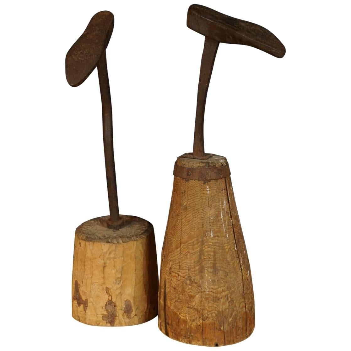 Pair of Cobbler Molds from Sweden, circa 1880