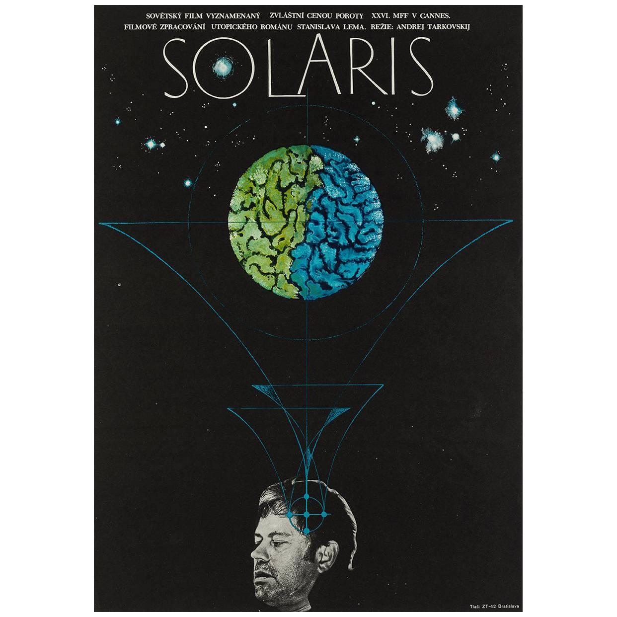 Solaris Original Czech Film Poster, 1975