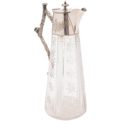 Victorian Cut-Glass Claret Jug, circa 1890