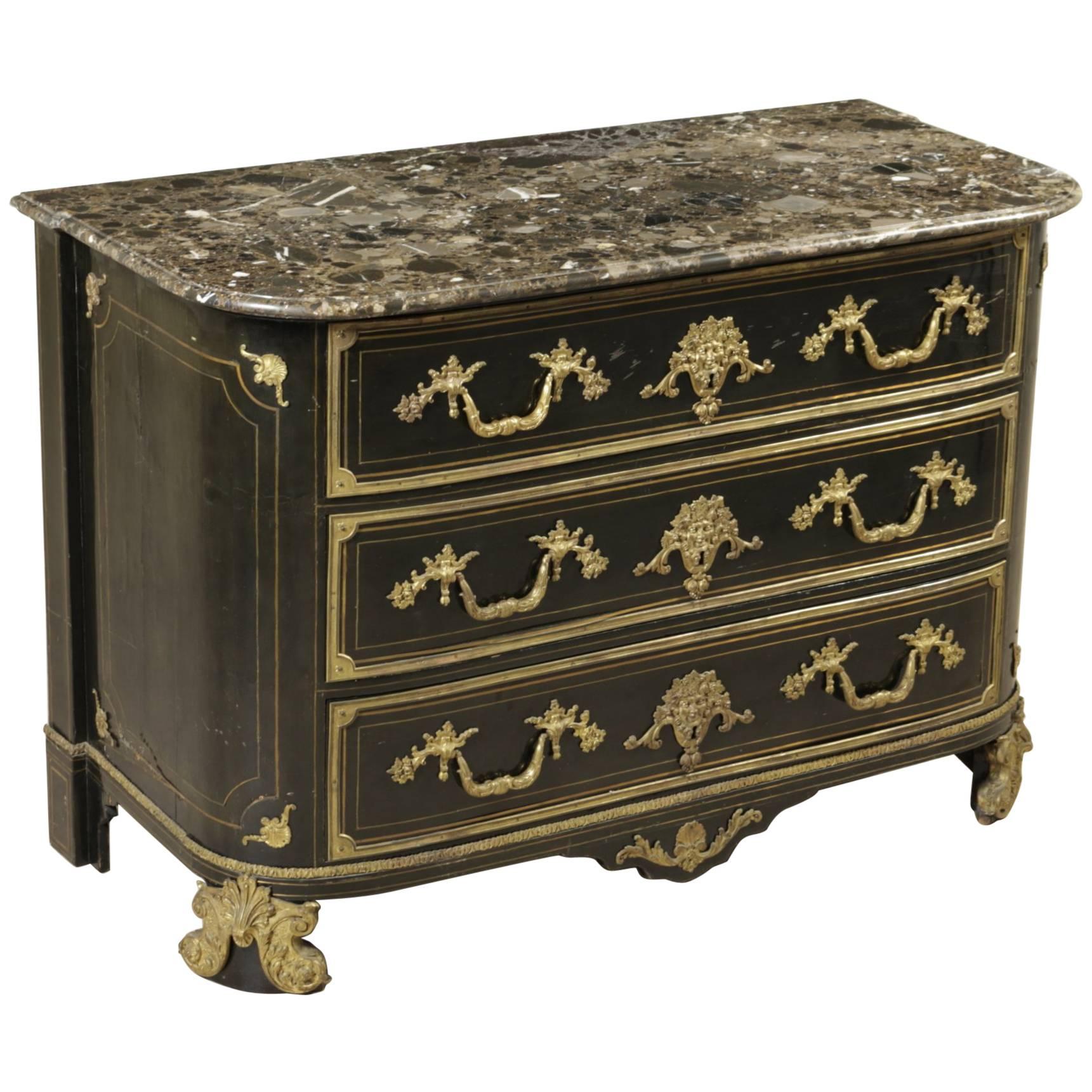 Antique Chest of Drawers Louis XIV Manufactured in France, 18th Century