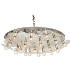 Fabulous, 1970s Lightolier Flush Mount