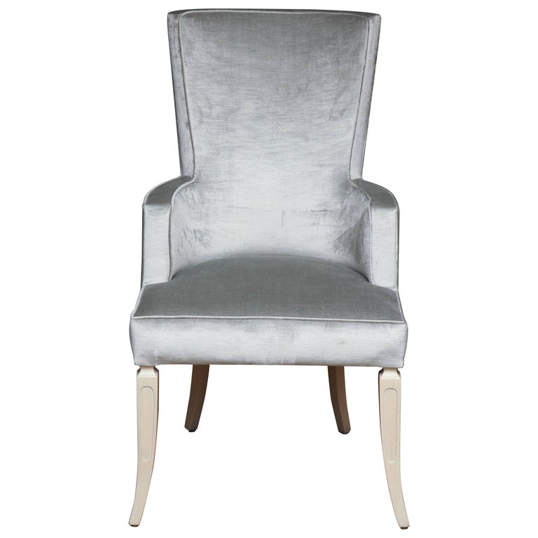 Set of Four Wingback Dining Chairs For Sale at 1stDibs