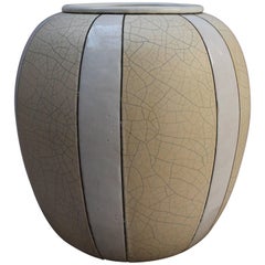 Vase en céramique Craquelé Art Déco par Atelier Pomone pour Le Bon Marché
