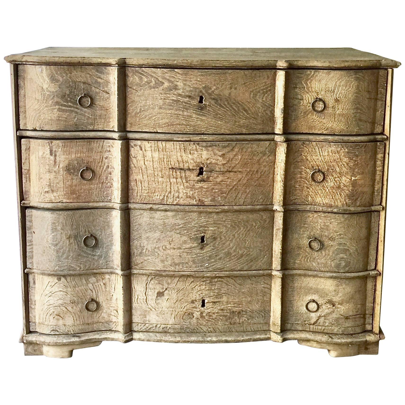 18th Century Danish Rococo Chest of Drawers