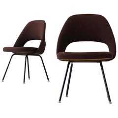 Set of Two Dining Side Chair Model 72 U by Eero Saarinen Knoll International