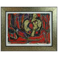 Abstract Mixed Media Painting 8