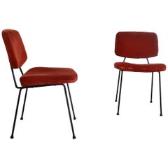Pair of Pierre Paulin CM196 Chairs, France, 1958